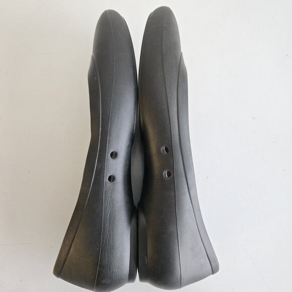 Crocs Shoes Women's Size 7 Lina Iconic Comfort Ballet Flats Black Slip On 203404 - Picture 8 of 12